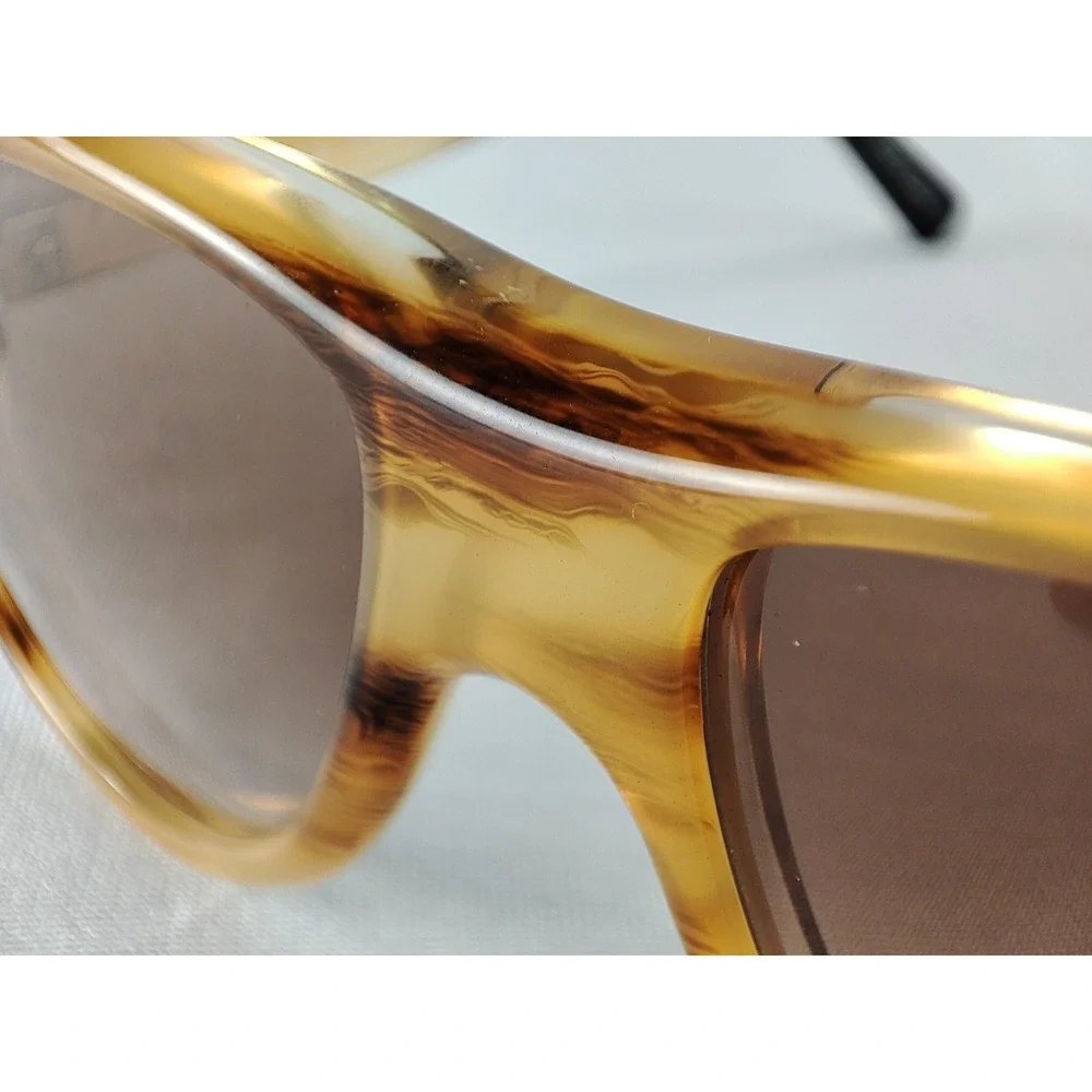 Linda Farrow Luxe 5 C5 KID Small Sunglasses Honey Tortoise Gold Made in Japan